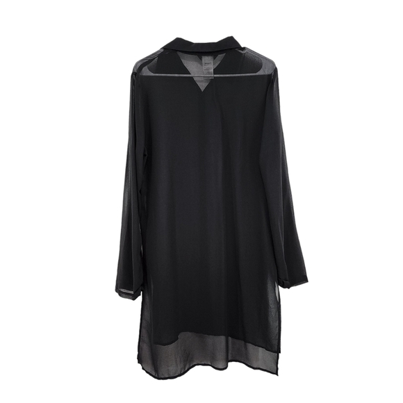 Carmen Marc Valvo Women's Cover-Up Shirt - M - Picture 6 of 7